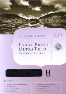 Holman UltraThin Large Print Reference Bible Genuine Leather