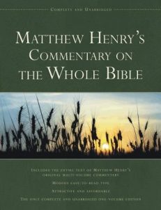 Matthew Henry's Commentary on the Whole Bible