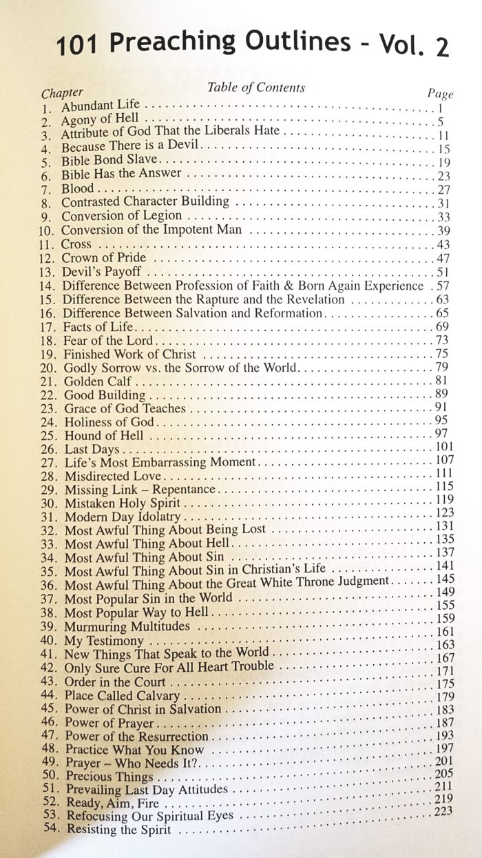 101 Preaching Outlines Vol II - Image 3