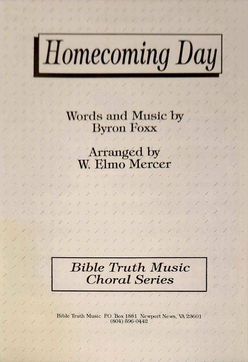 Homecoming Day - Choral Octavo
