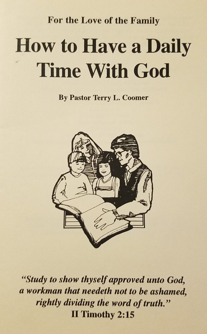 How to Have a Daily Time With God