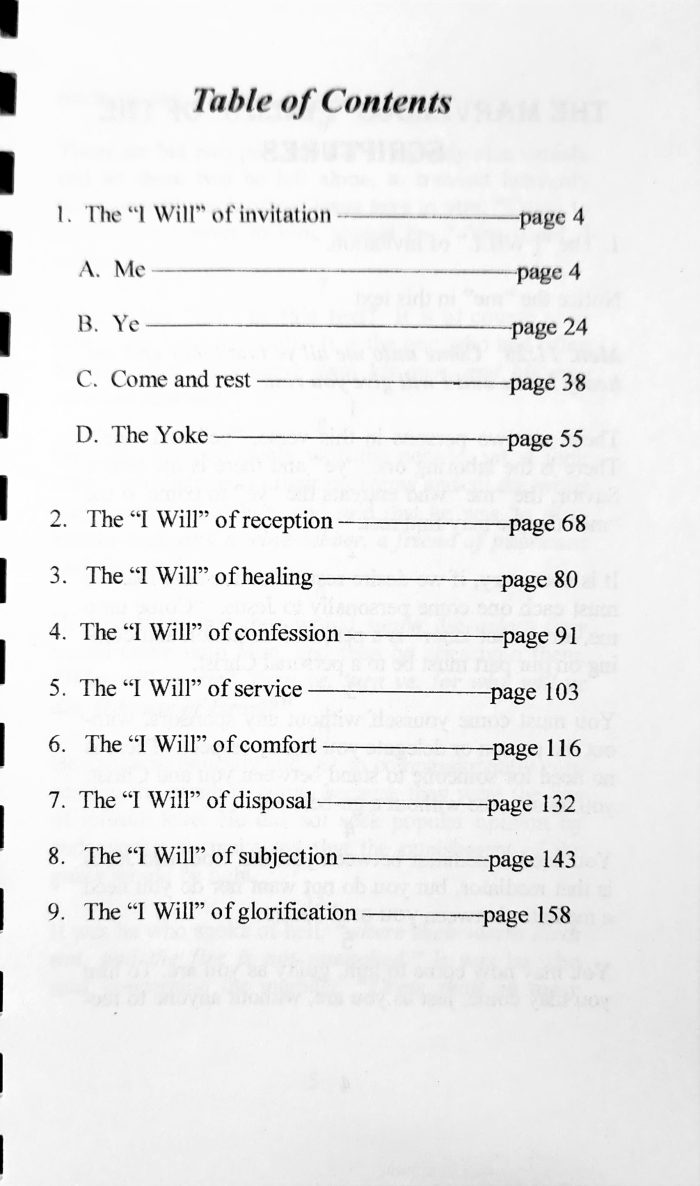 The Marvelous "I Will's" Of The Scriptures - Image 3