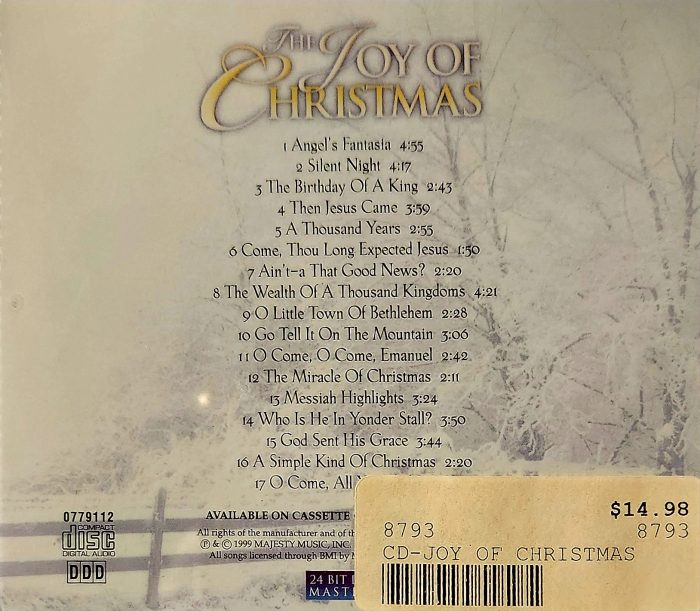 Joy of Christmas CD - Image 2